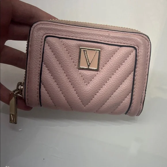 Victoria secret rose pink Quilted Women's Wallet - Picture 7 of 11